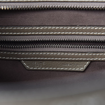 Celine Drummed Calfskin Mini Luggage Souris 13 of 15
