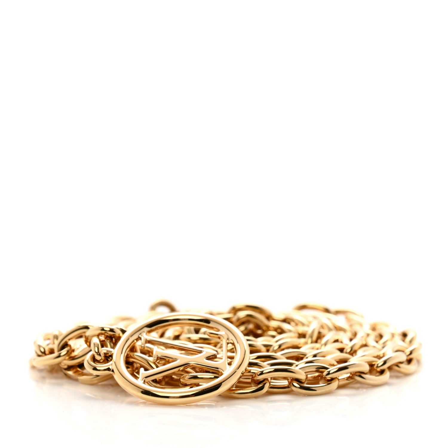Louis Vuitton Metal Lily Chain Strap Gold 2 of 3