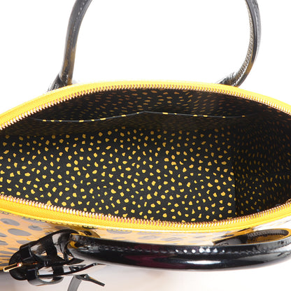 Louis Vuitton Vernis Kusama Infinity Dots Lockit MM Yellow 5 of 7