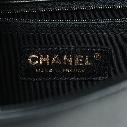 Chanel Lambskin Quilted New Medium Boy Flap Black 5 of 8