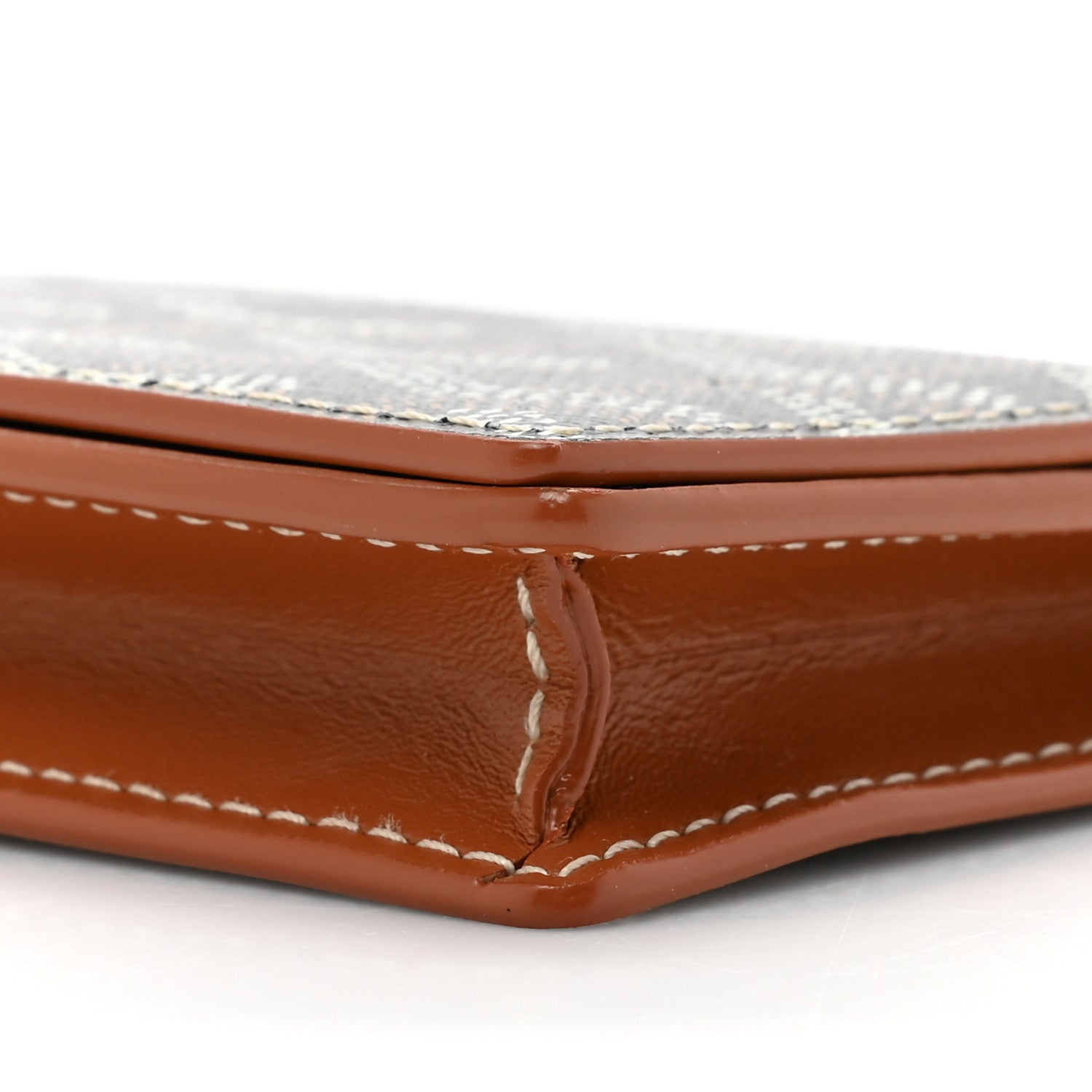 Goyard Goyardine Business Card Holder Black Gold 7 of 8