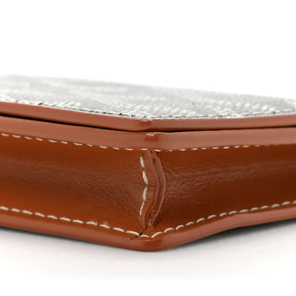 Goyard Goyardine Business Card Holder Black Gold 7 of 8