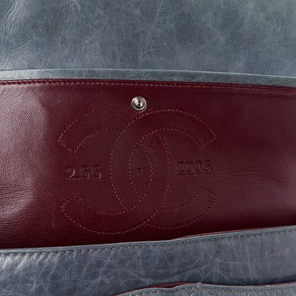 Chanel Aged Calfskin Quilted 50th Anniversary 2.55 Reissue Flap 226 Grey 6 of 11