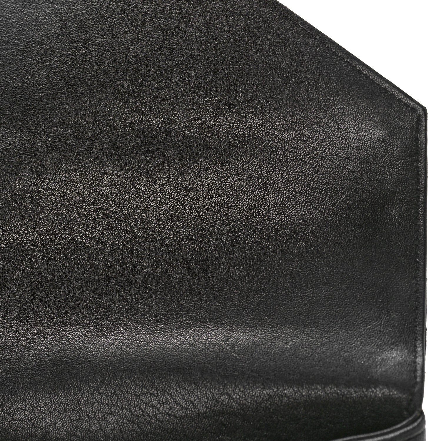 Saint Laurent Sheepskin Matelasse Chevron Monogram Monochrome Large College Satchel Black 11 of 12