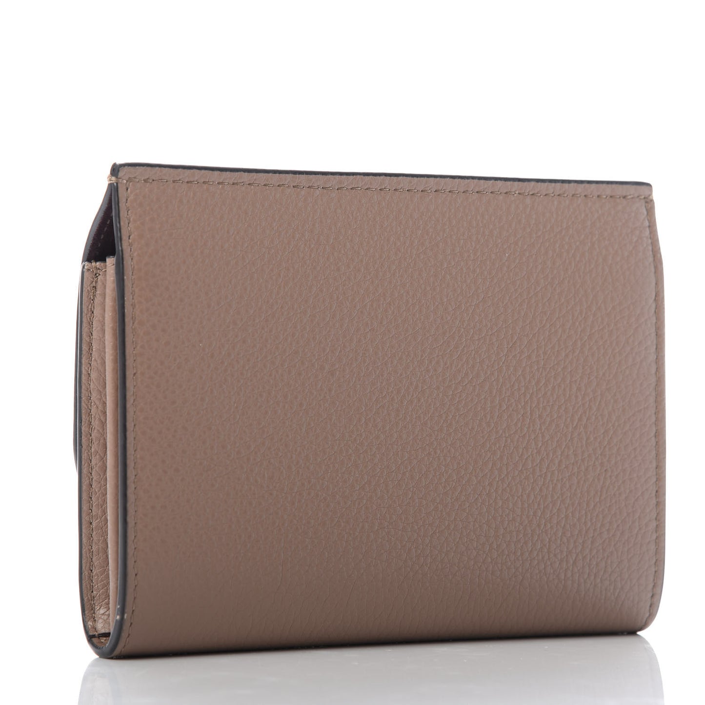 Classic Grain Medium Amberley Wallet Dark Blush
