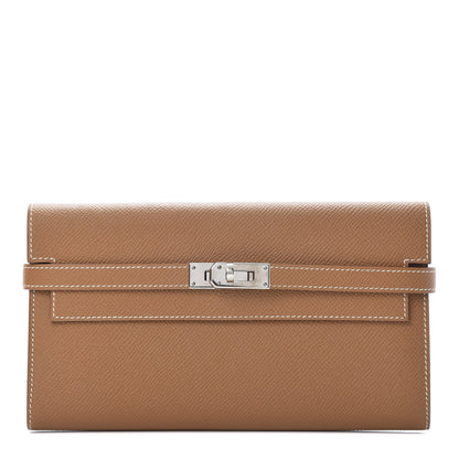 Hermes Epsom Kelly Longue Wallet Gold 1 of 9