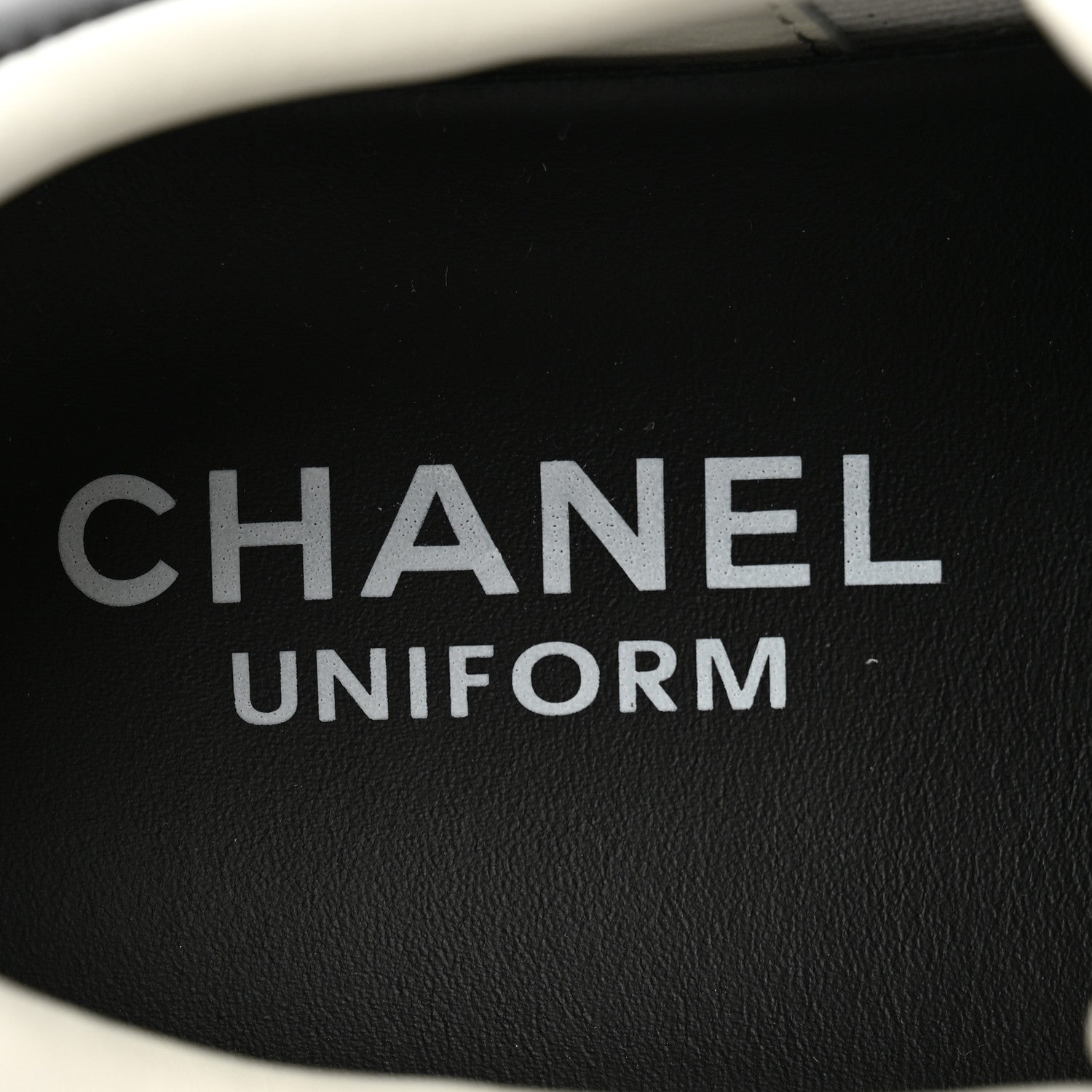 Chanel Calfskin CC Womens Sneakers 40 Black 8 of 10