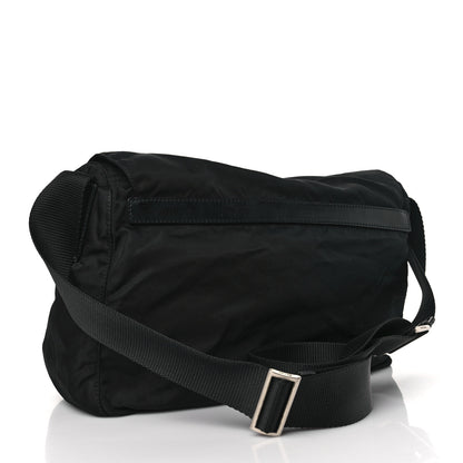 Prada Nylon Vela Messenger Bag Black 3 of 8