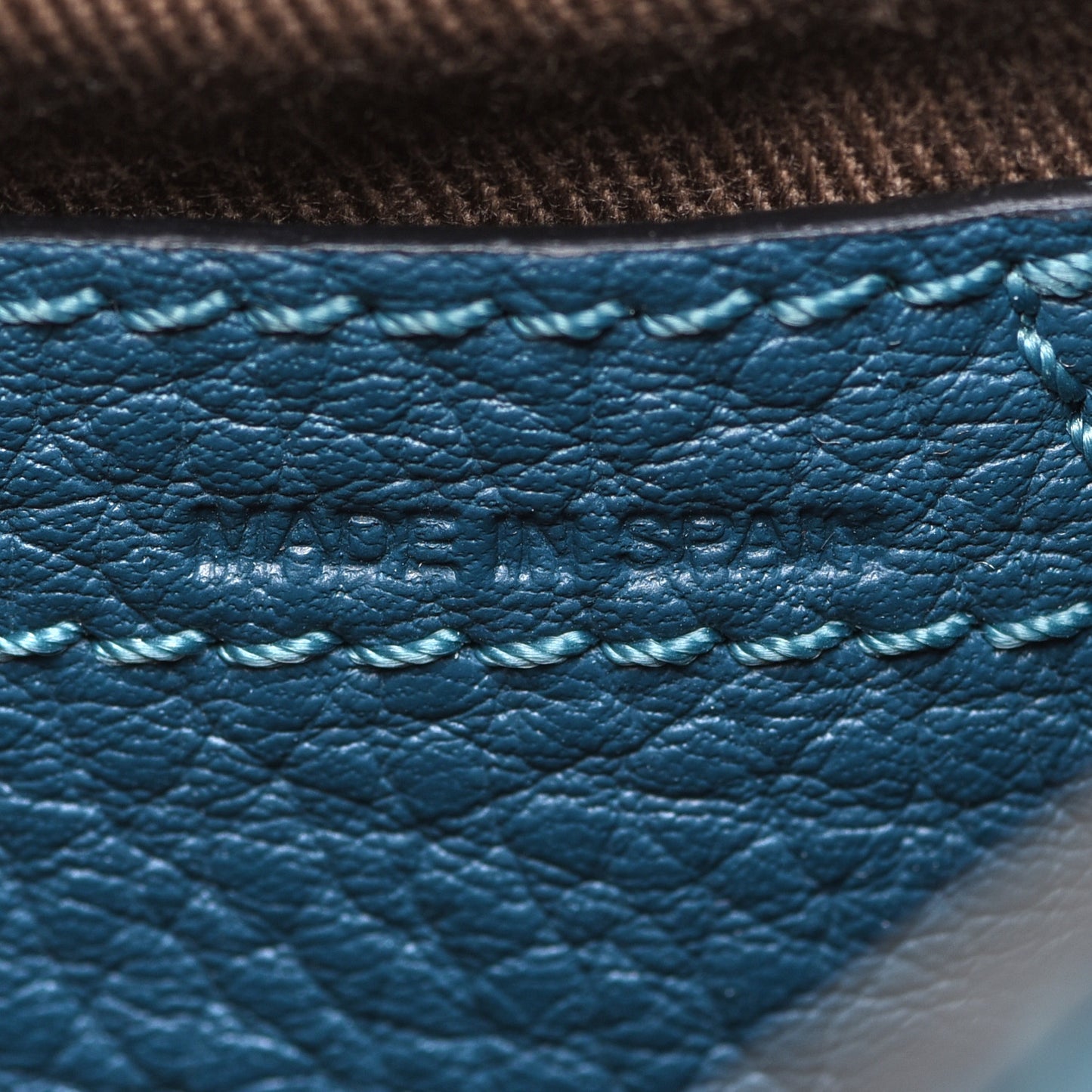 Calfskin Mini Marcie Round Crossbody Bag Teal