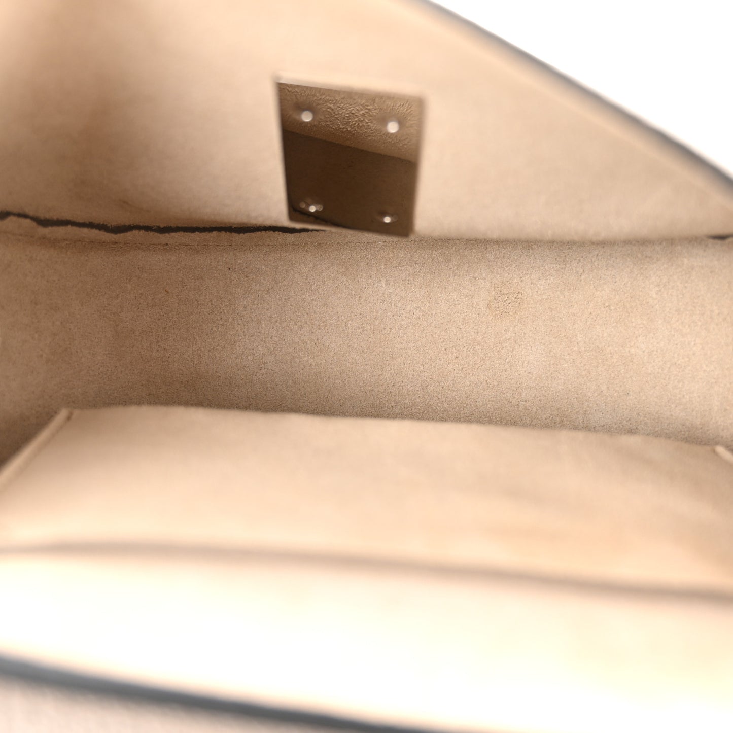 Grained Lambskin Mini Drew Shoulder Bag Motty Grey
