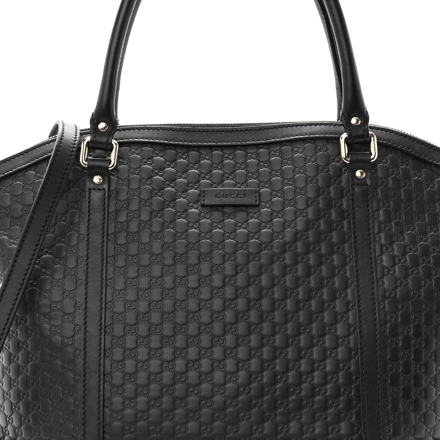Gucci Soft Microguccissima Dome Satchel Black 7 of 9