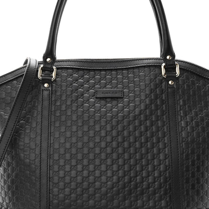 Gucci Soft Microguccissima Dome Satchel Black 7 of 9