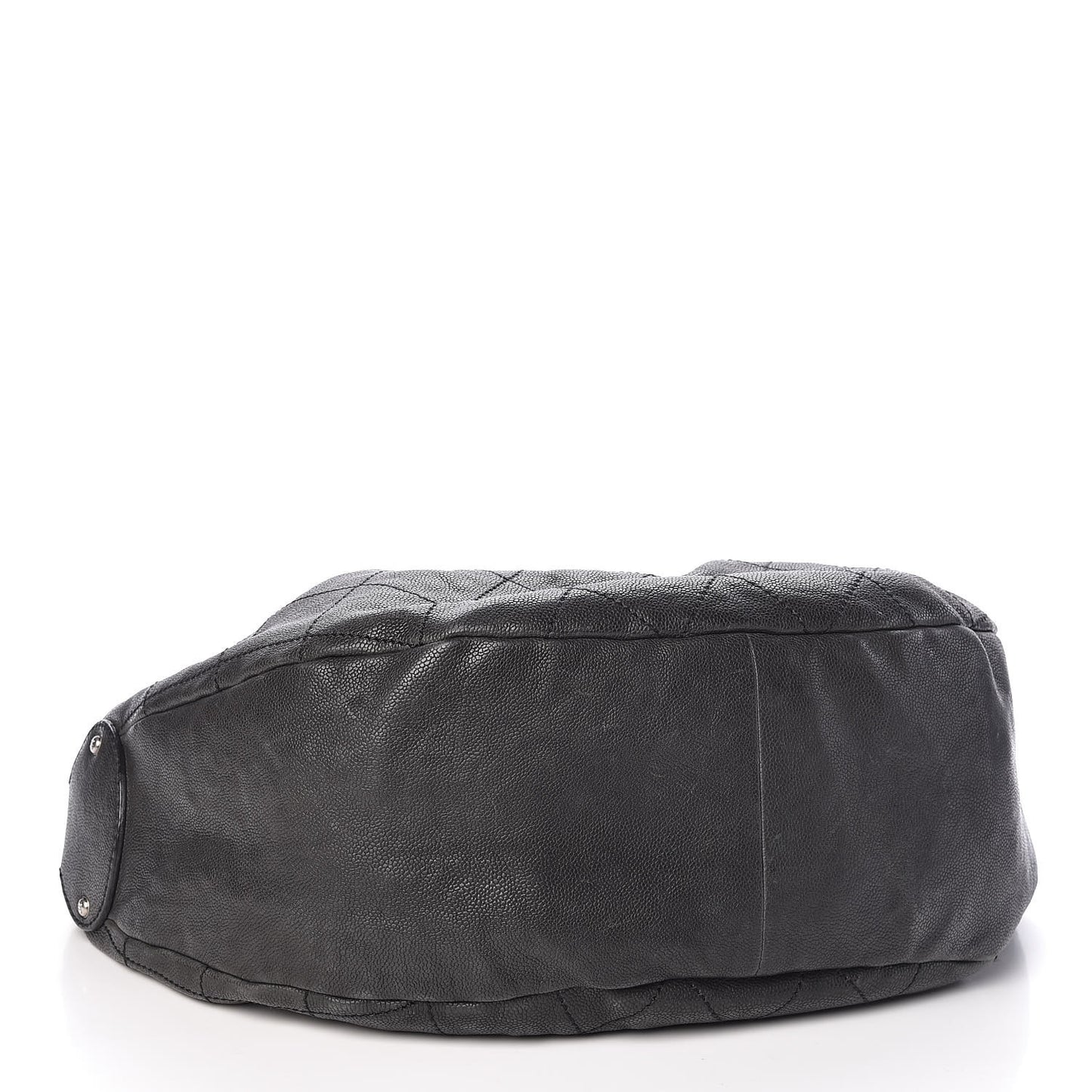 Caviar Stitched Large Outdoor Hobo Black