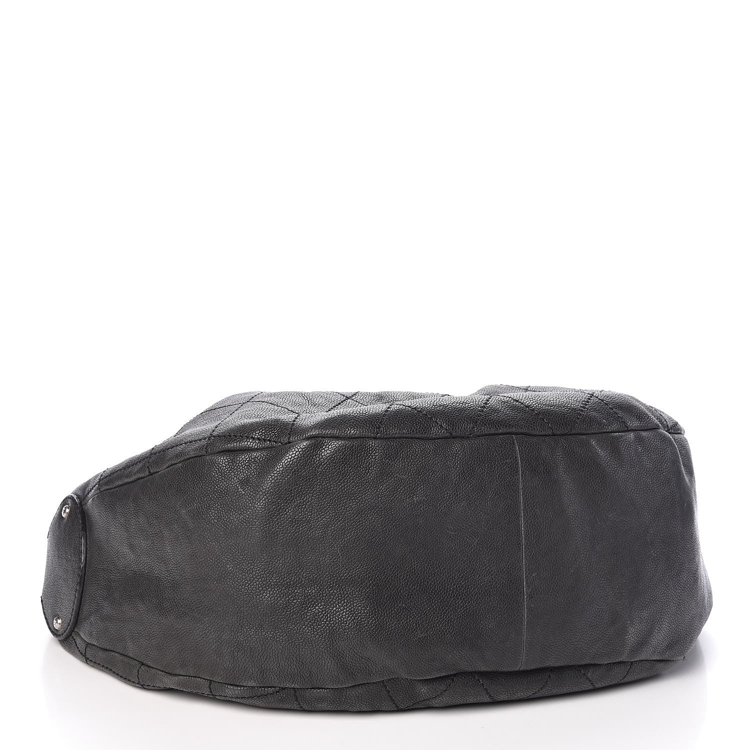 Chanel Caviar Stitched Large Outdoor Hobo Black 4 of 15