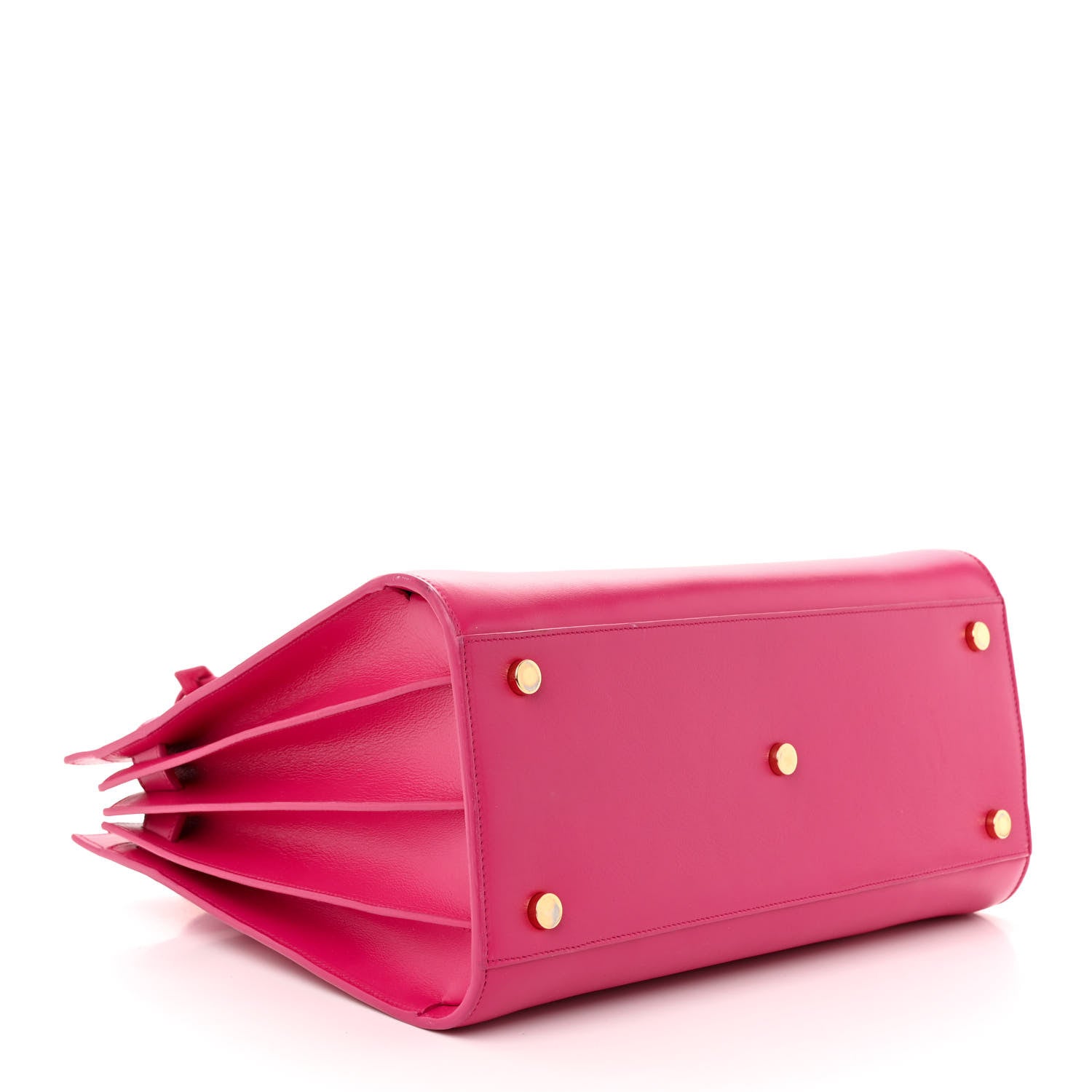 Saint Laurent Calfskin Small Sac De Jour Lipstick Fuchsia 4 of 14
