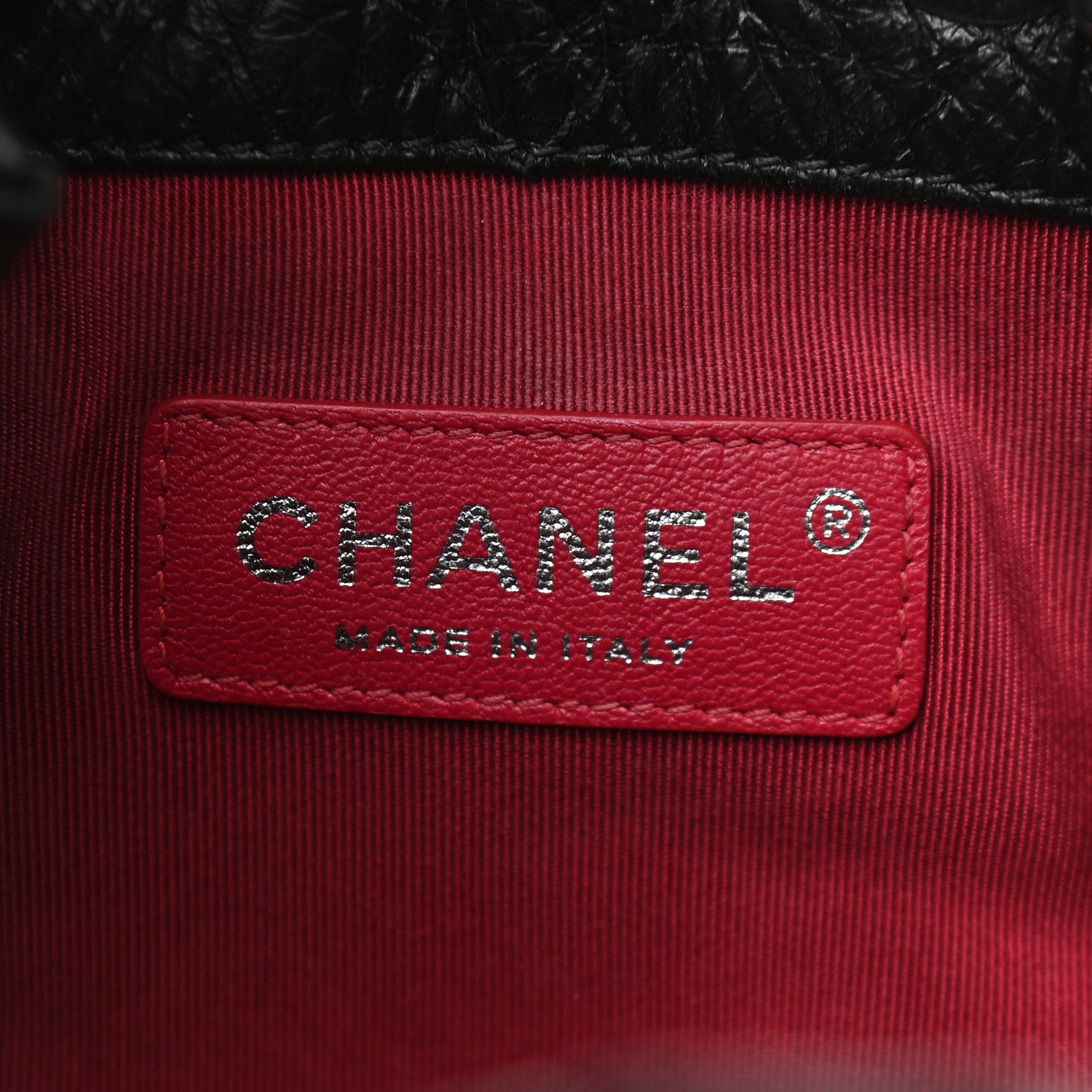 Chanel Aged Calfskin Quilted Gabrielle Backpack Black 6 of 9