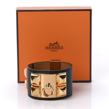 Hermes Epsom Collier de Chien CDC Bracelet S Black 8 of 8