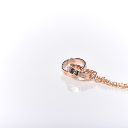 Cartier 18K Pink Gold Interlocking LOVE Bracelet 5 of 7