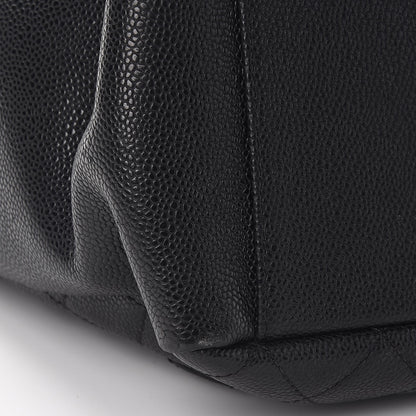 Chanel Caviar Quilted Grand Shopping Tote GST Black 12 of 14