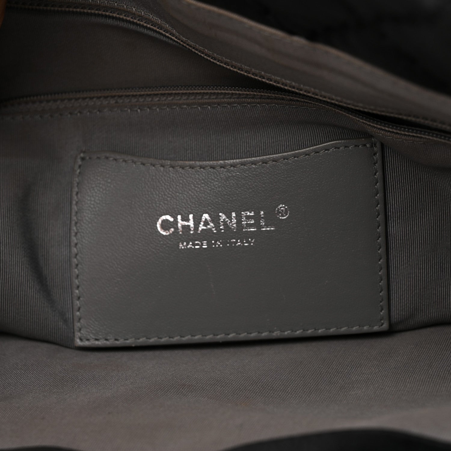 Chanel Calfskin Ultimate Stitch Shopping Tote Black 7 of 13