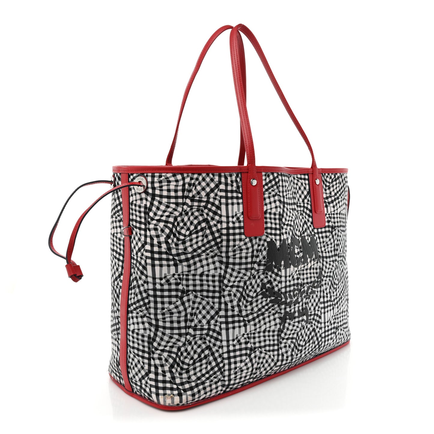 Visetos Large Liz Reversible Shopper Tote Ruby Red