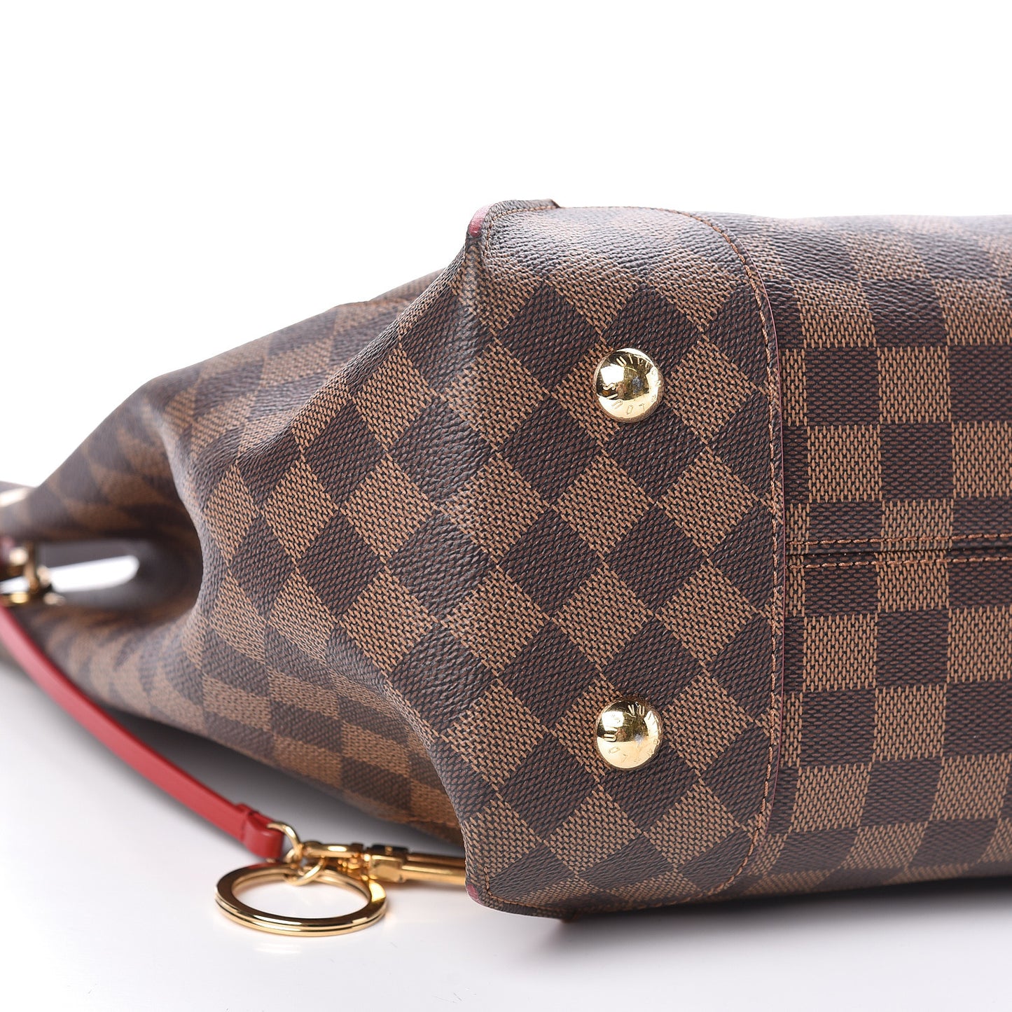 Damier Ebene Caissa Hobo Cherry