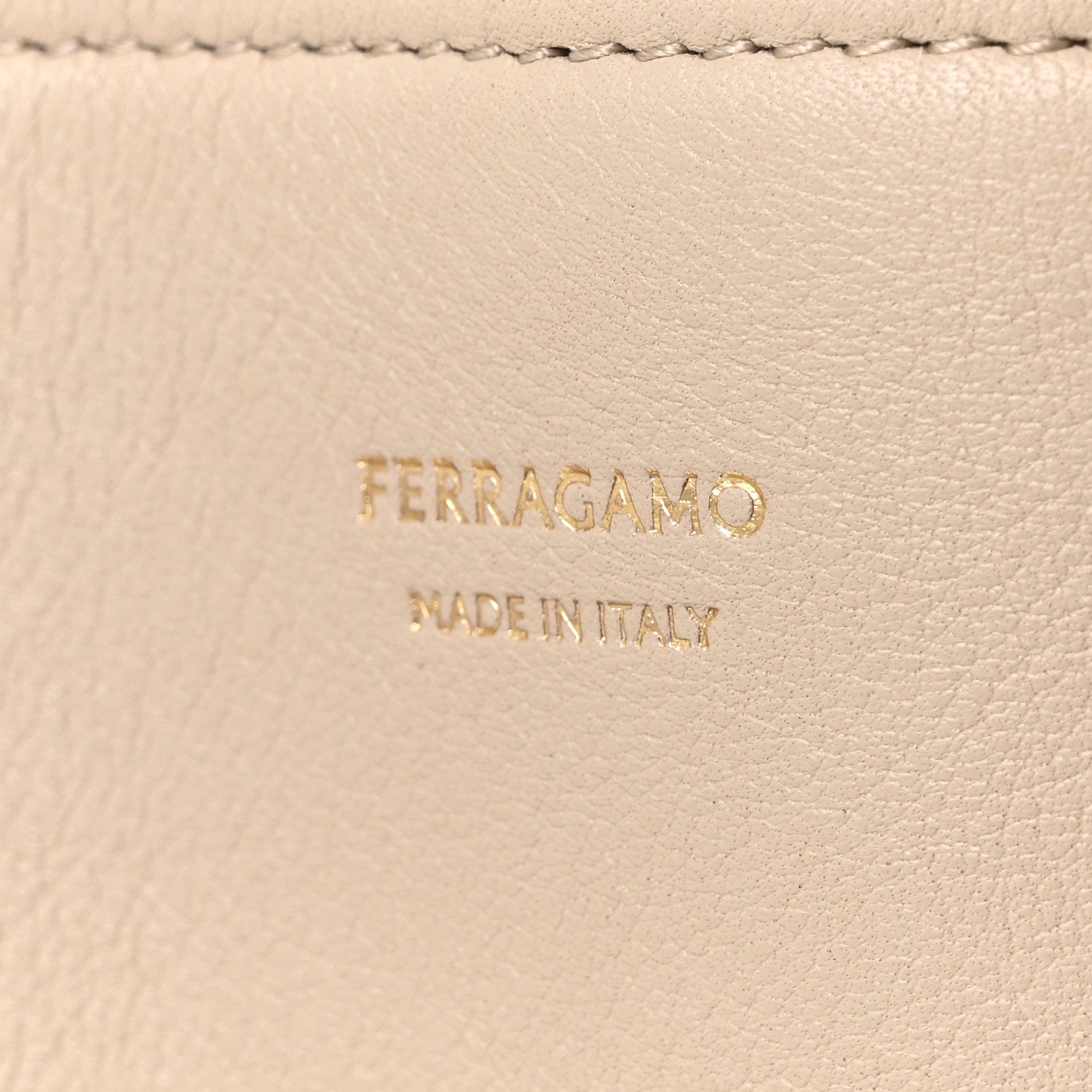 Salvatore Ferragamo Calfskin Medium Hug Bag Stone Burnt Orcher 7 of 9