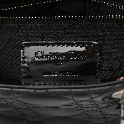 Christian Dior Patent Cannage Mini Lady Dior Black 6 of 13