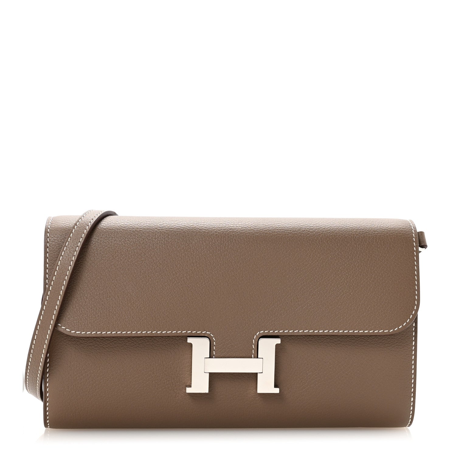 Hermes Evercolor Constance Wallet To Go Etoupe 1 of 11