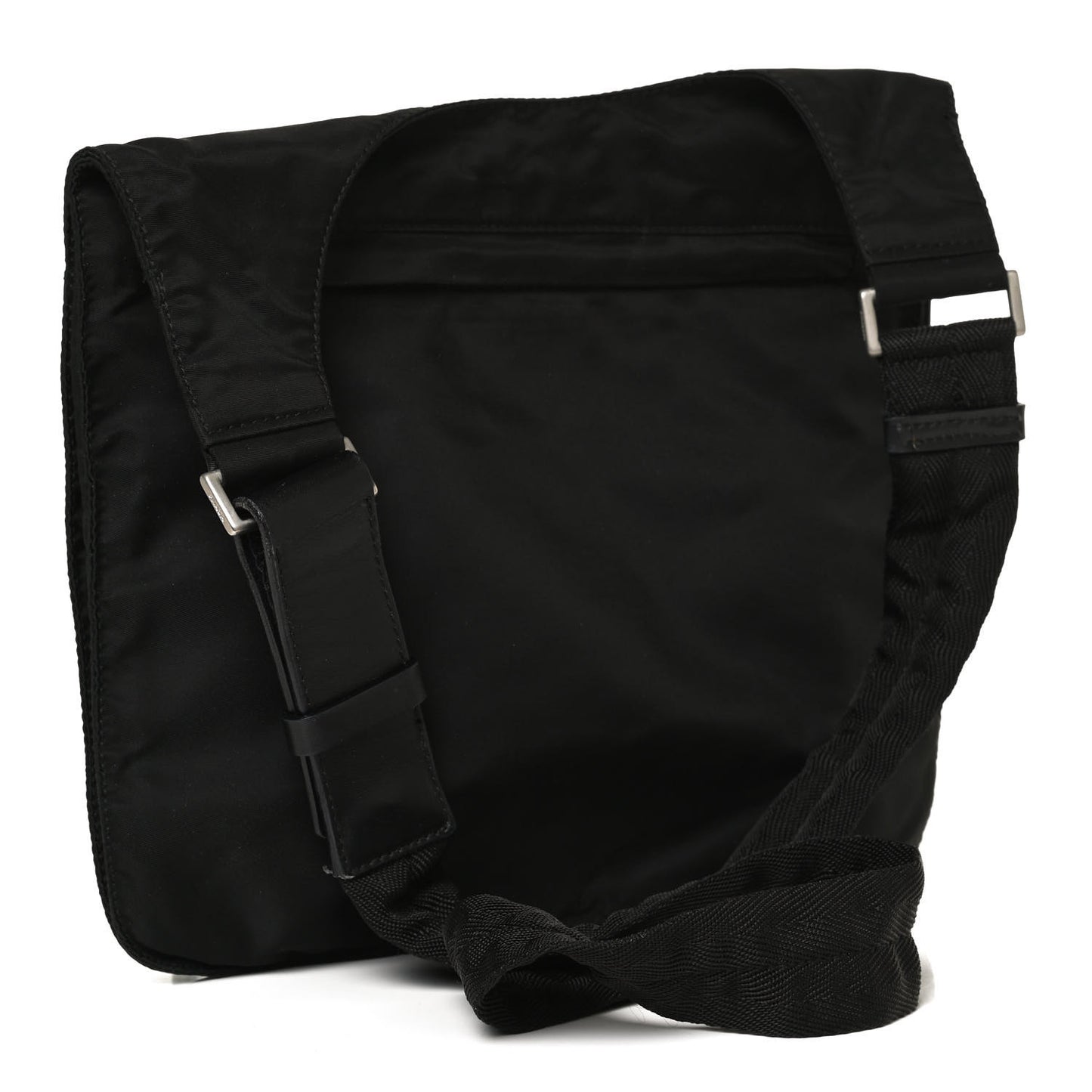 Tessuto Nylon Crossbody Bag Black