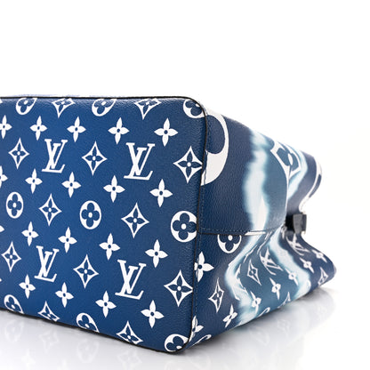 Louis Vuitton Monogram Escale Neonoe MM Blue 10 of 10