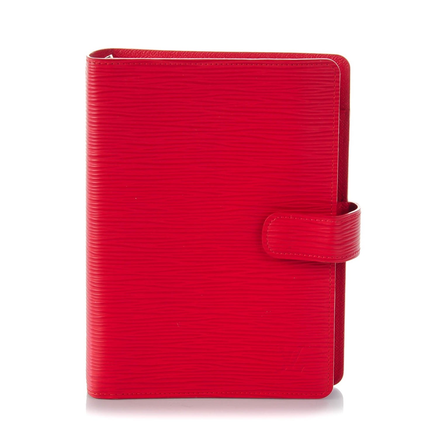 Epi Medium Ring Agenda Cover Rouge