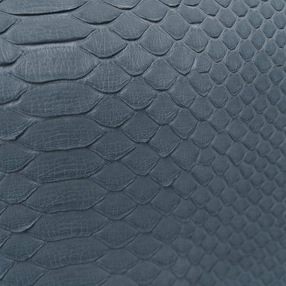 Chanel Python Jumbo Double Flap Light Blue 14 of 16