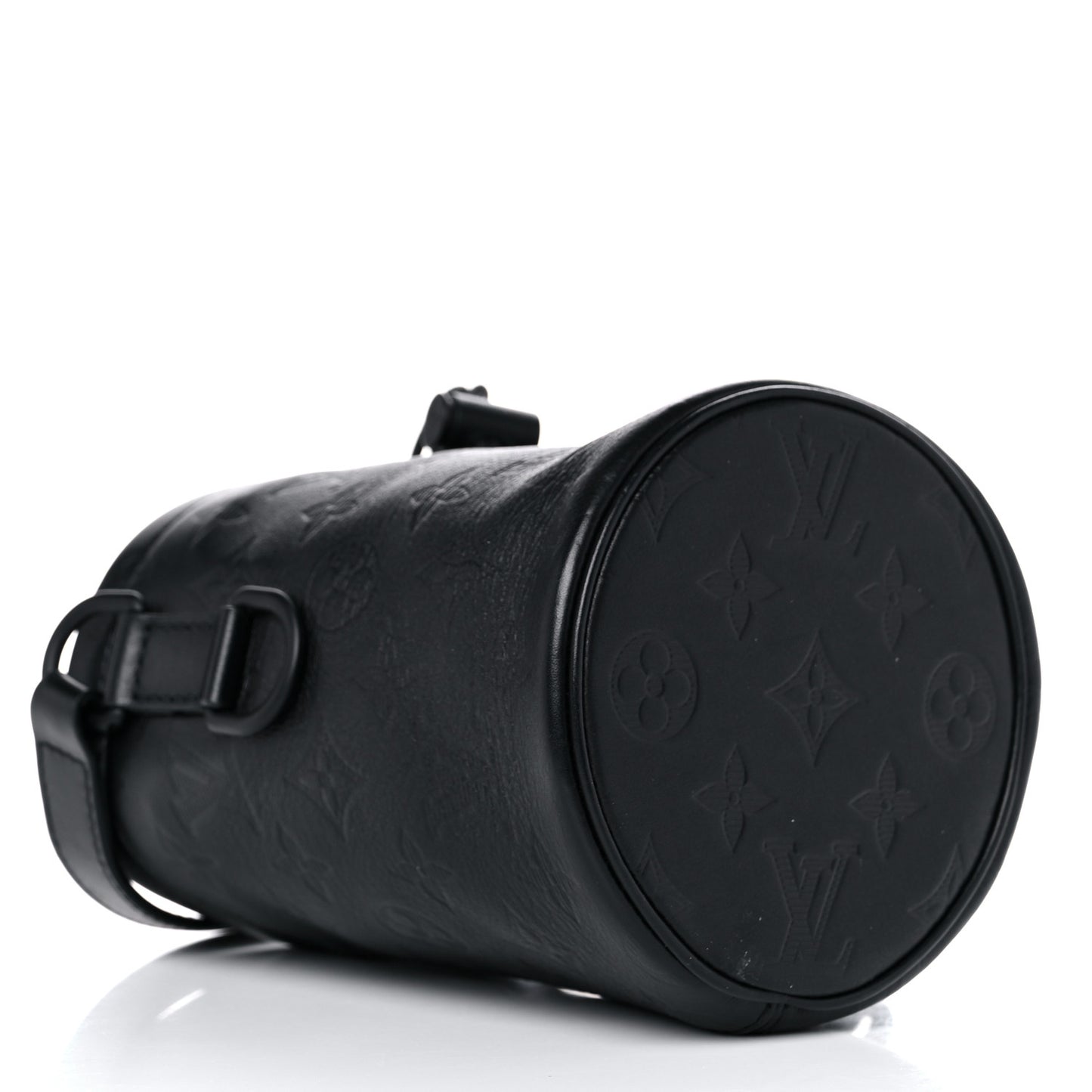 Shadow Monogram Chalk Nano Bag Black