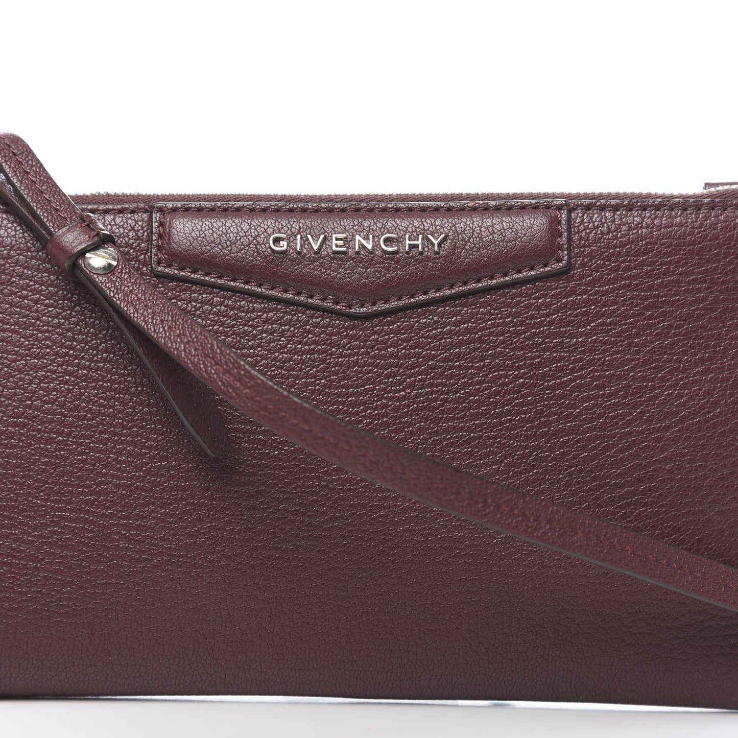 Grained Goatskin Antigona Crossbody Oxblood