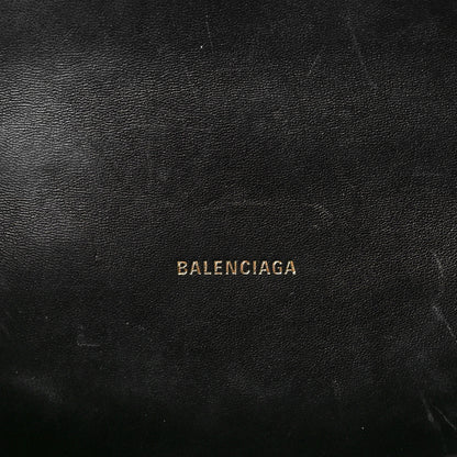 Balenciaga Smooth Calfskin Leopard Print Hourglass Top Handle Bag XS Beige 11 of 15