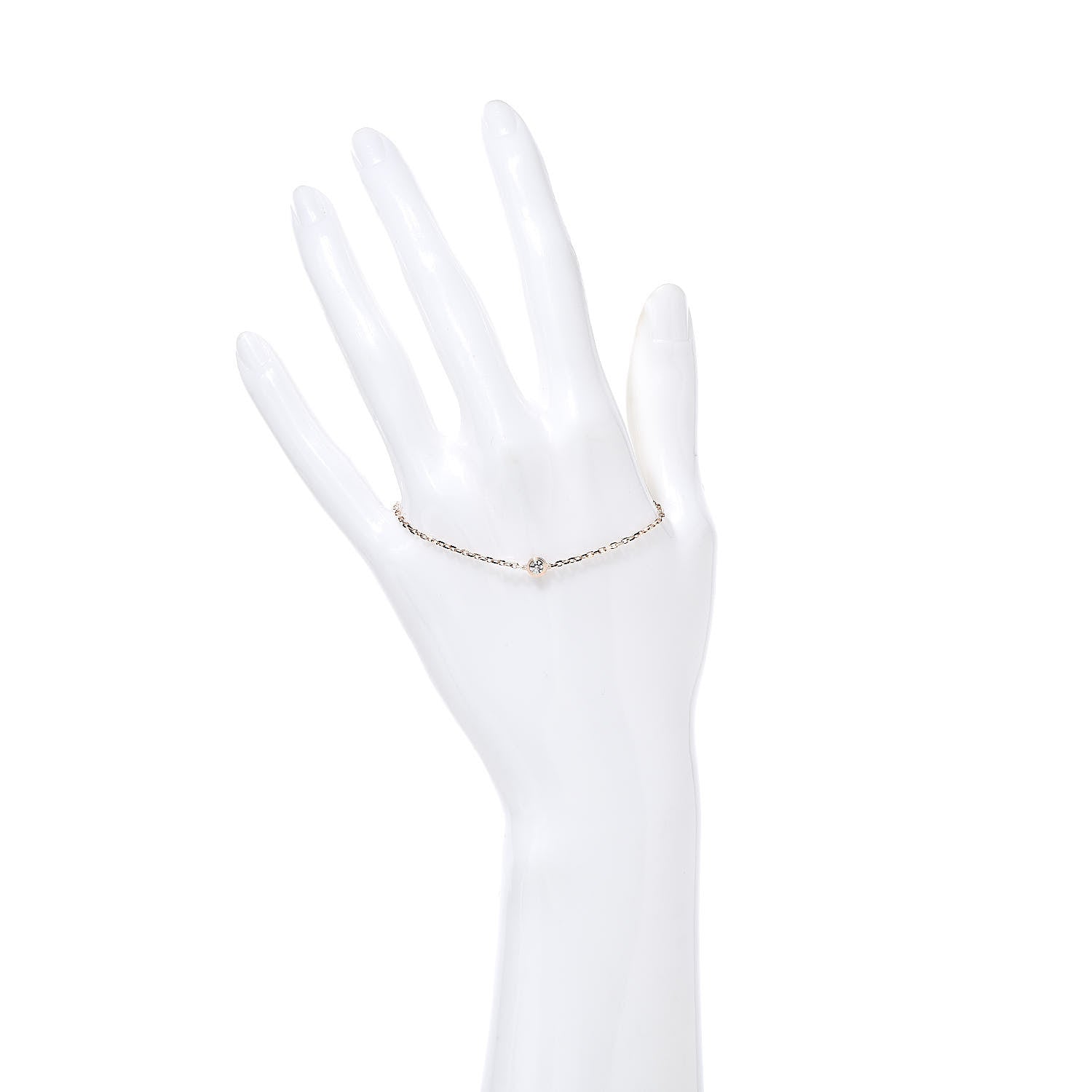 Cartier 18K Pink Gold Diamond SM D'Amour Bracelet 2 of 5