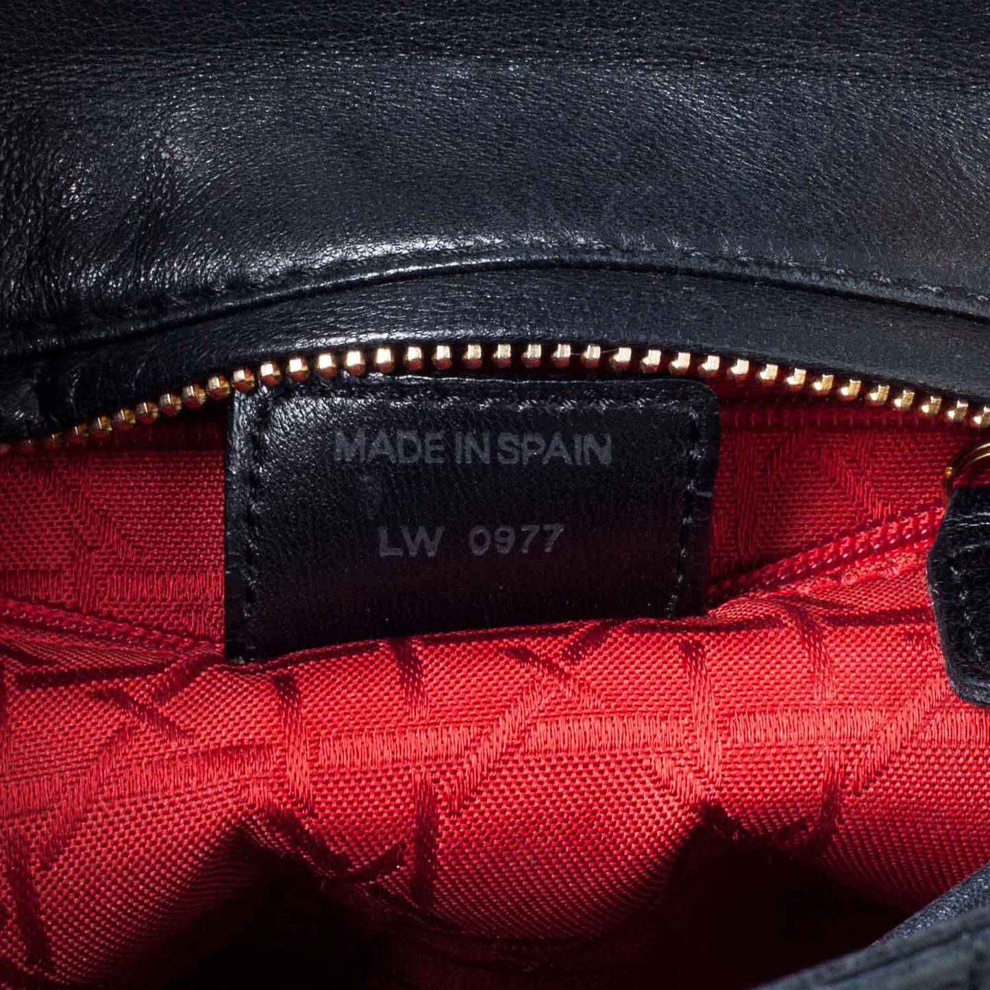 Lambskin Cannage Medium Lady Dior Black