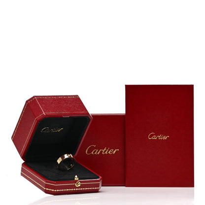 Cartier 18K Yellow Gold 3 Diamond 5.5mm LOVE Ring 57 8 5 of 5