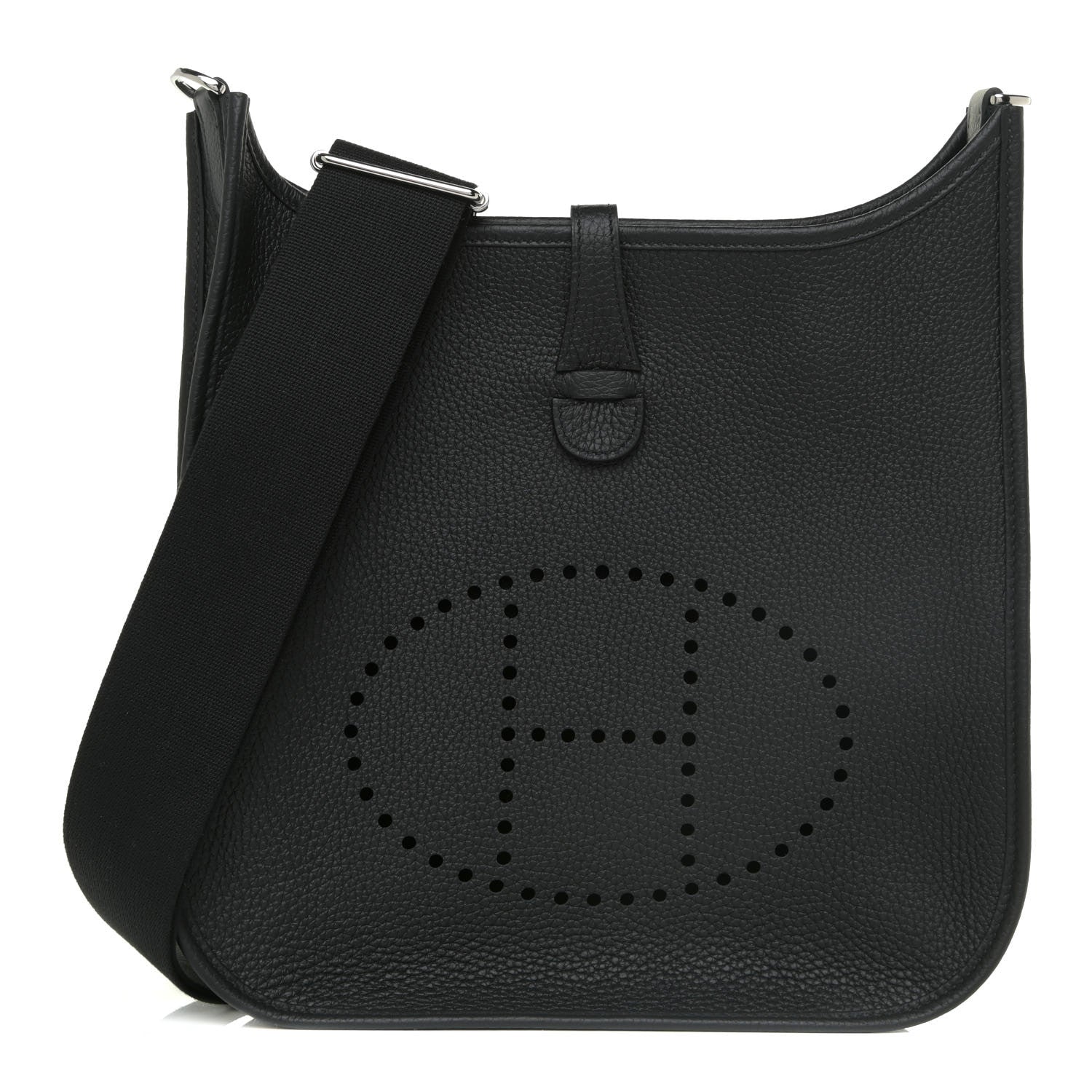 Hermes Taurillon Clemence Evelyne III PM Black 1 of 11
