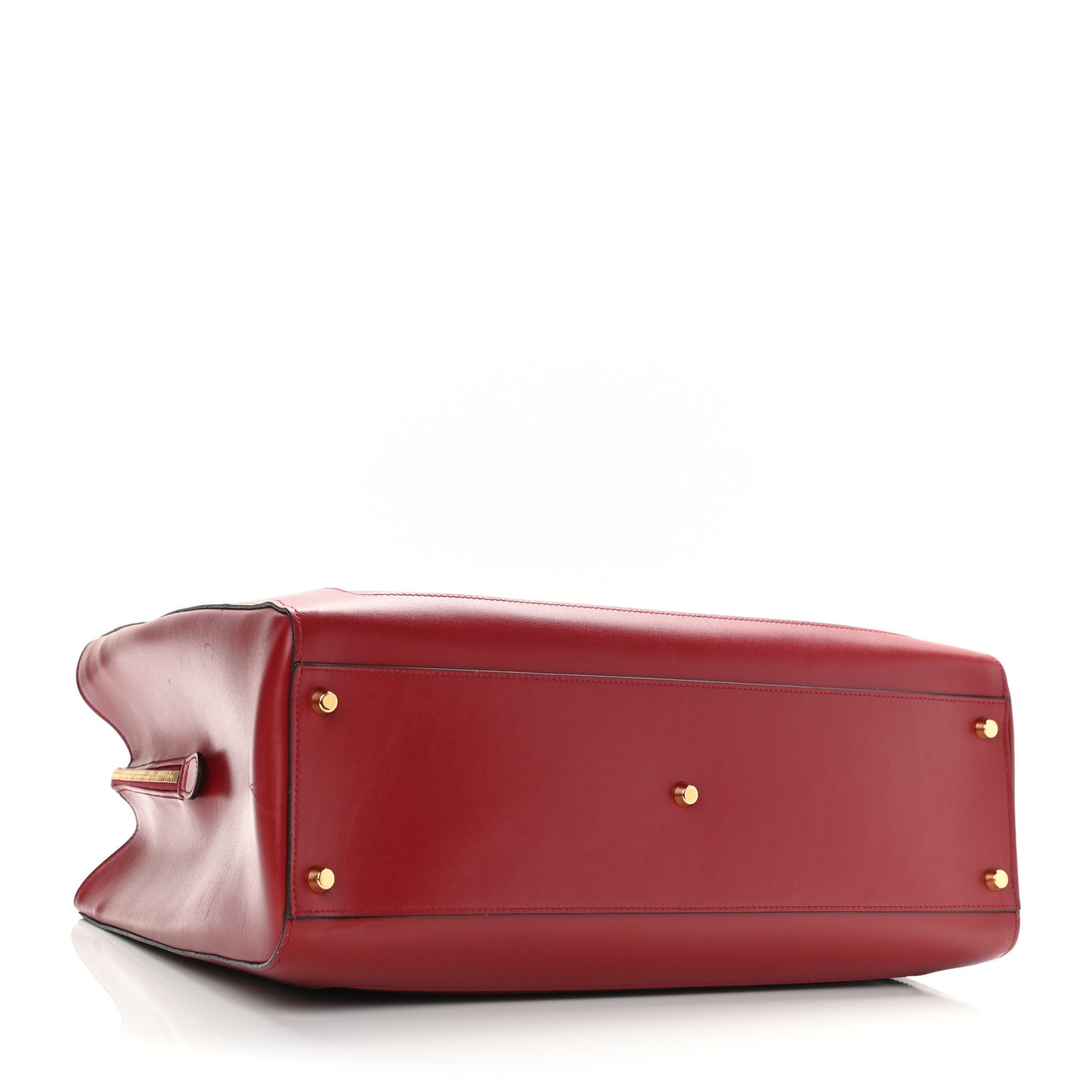 Boarded Plutone Calfskin Large Jackie 1961 Tote New Cherry Red