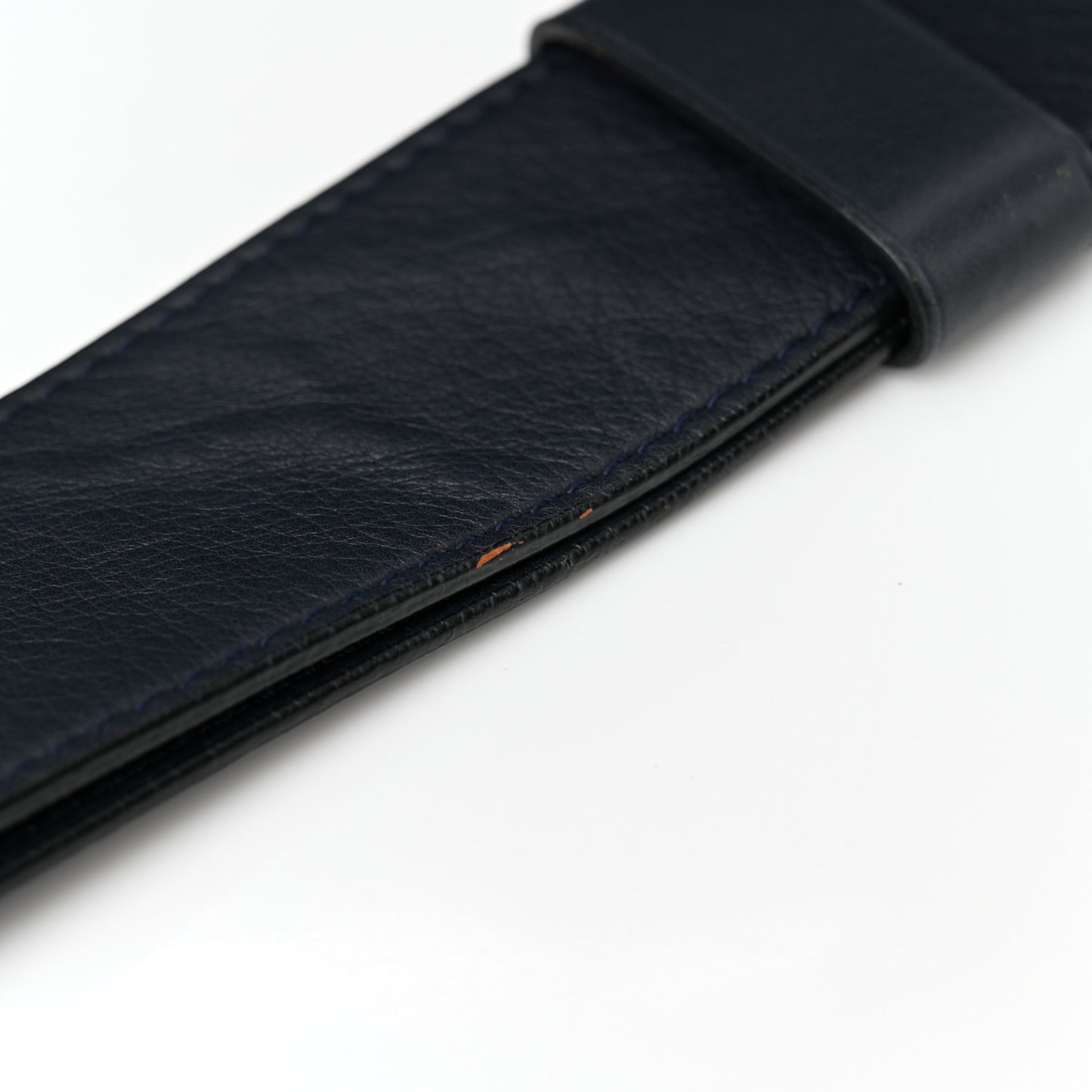 Calfskin Coco Pleats Hobo Dark Blue