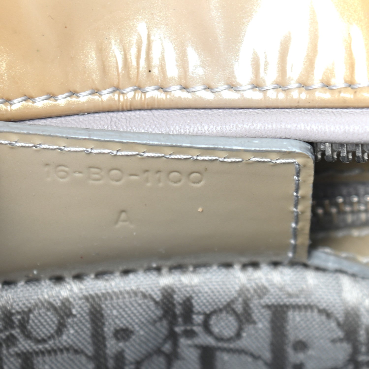 Christian Dior Patent Cannage Large Lady Dior Beige 6 of 9