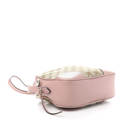 Gucci Monogram Mini Bree Messenger Bag Beige Soft Pink 4 of 11