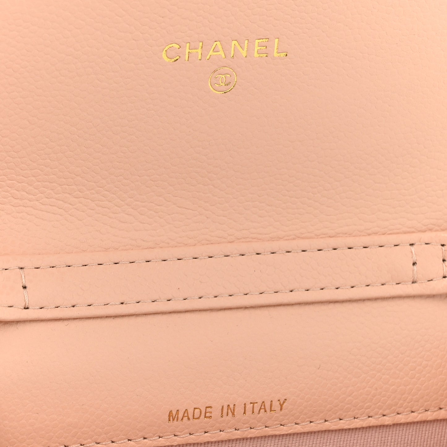 Caviar Quilted Mini Chain Bag Beige