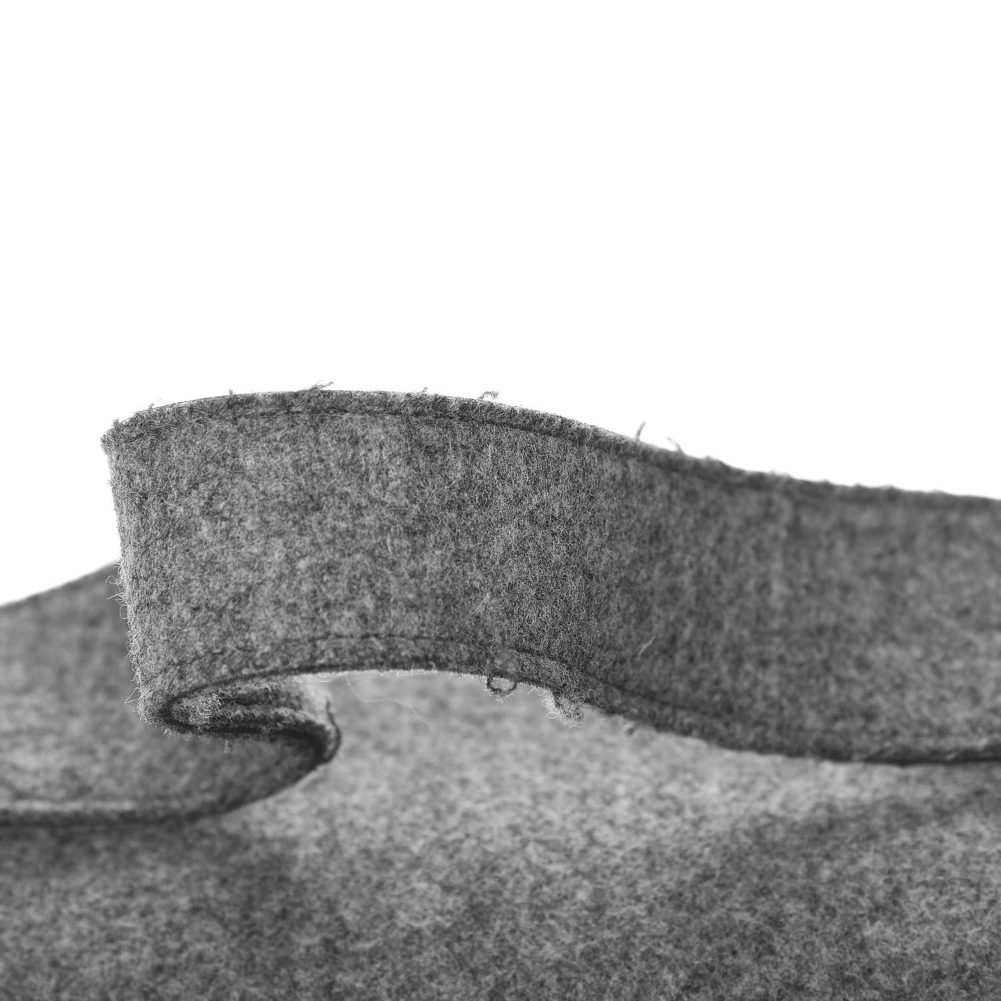 Wool Felt Flap Bag Grey