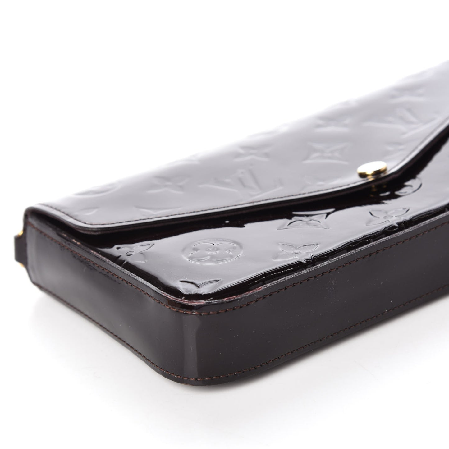 Vernis Pochette Felicie Chain Wallet Amarante
