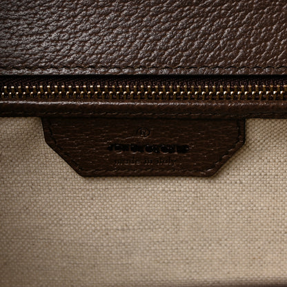 Gucci GG Supreme Monogram Studded Calfskin 100 Centennial Geometric Medium Bamboo 1947 Top Handle Bag Beige Ebony Multicolor 6 of 9