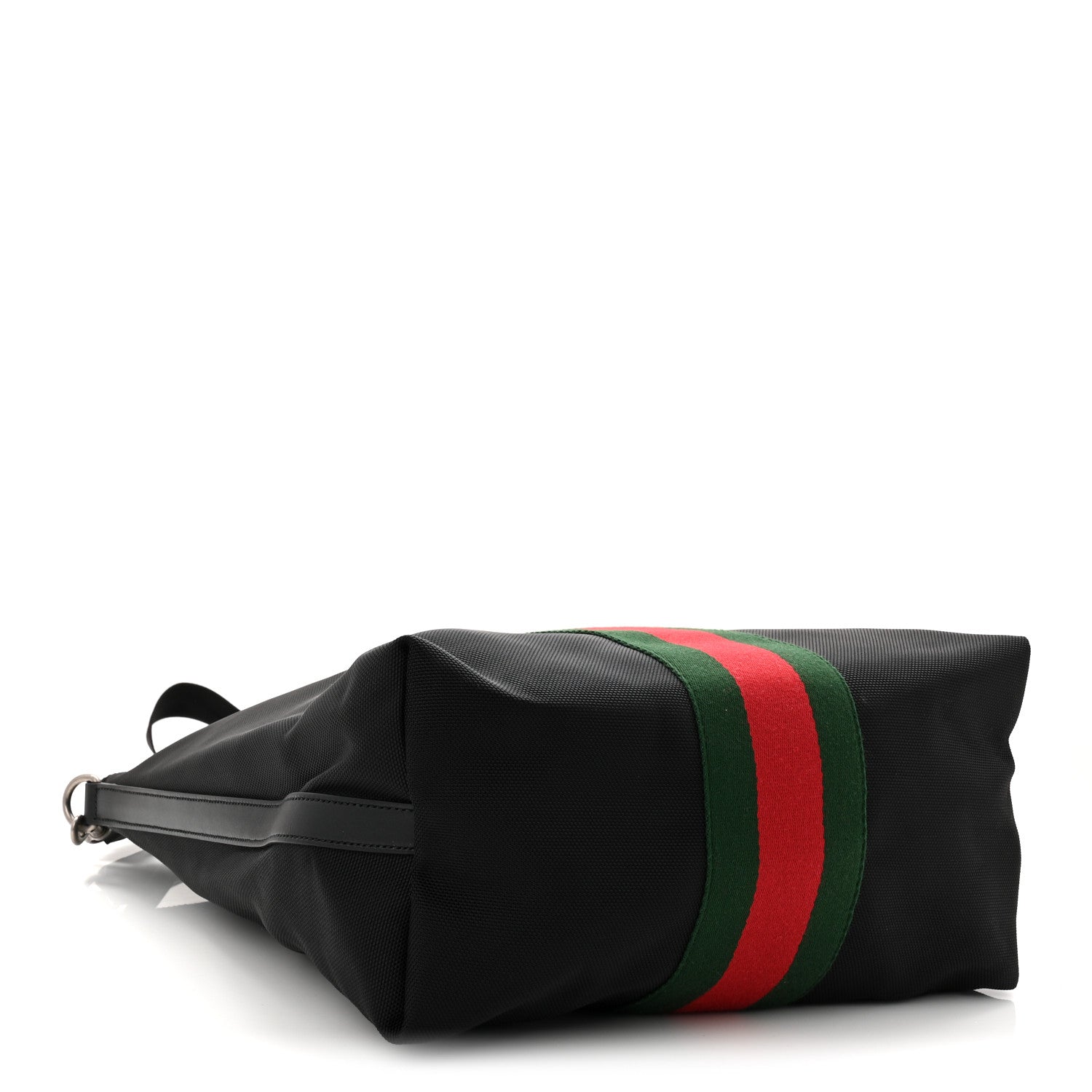 GUCCI バッグ Gucci Techno Canvas Web Top Handle Shoulder Bag Black 1819568