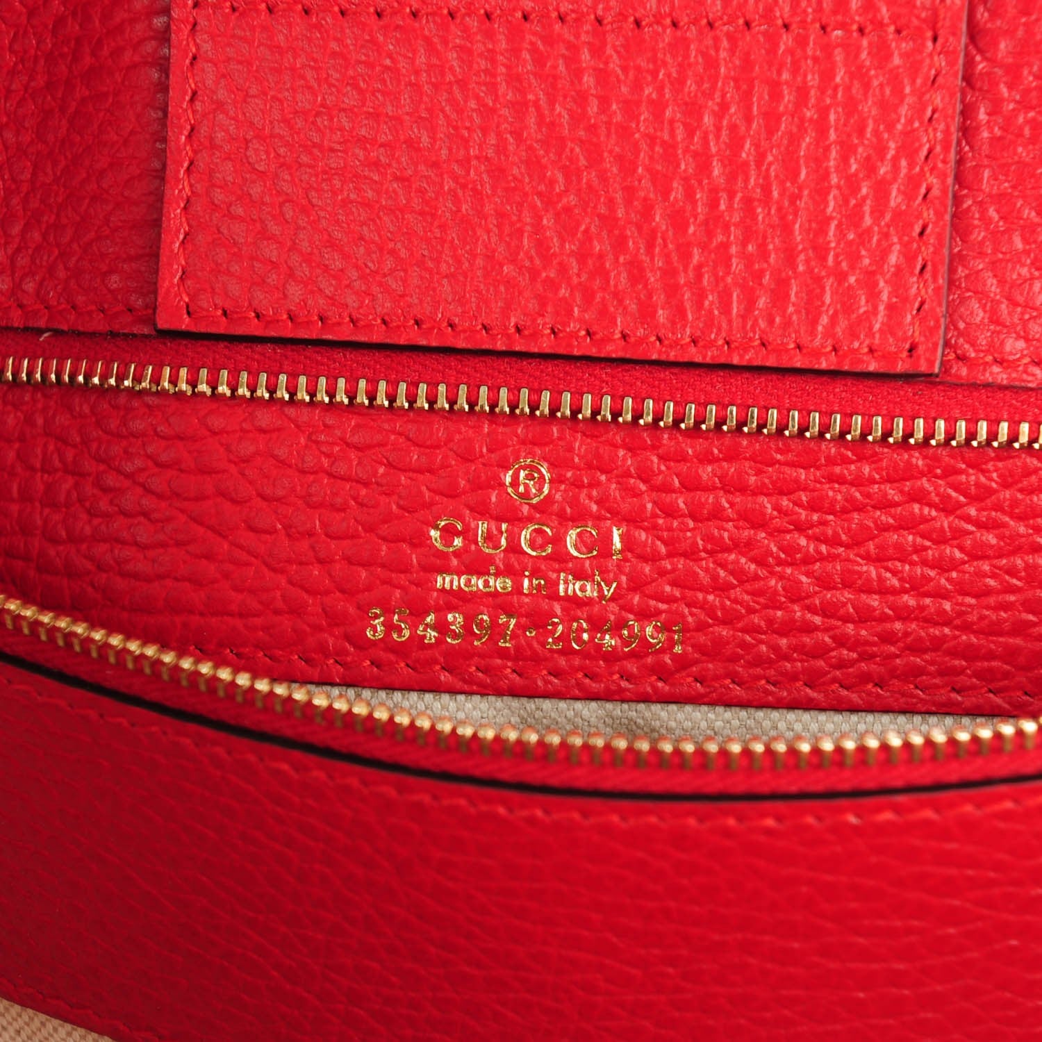Gucci Dollar Calfskin Medium Swing Tote Oxidation 6 of 6